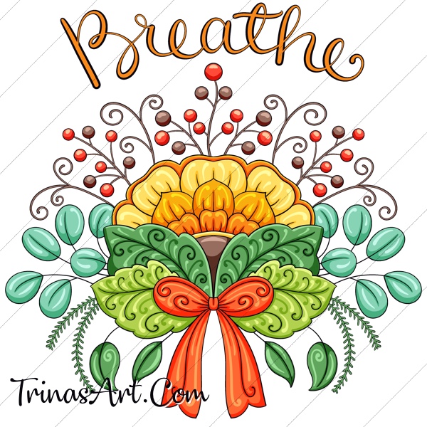 (image for) Breathe Fall Bouquet 1 Clip Art