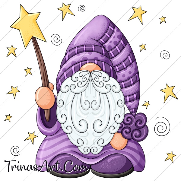 (image for) Halloween Gnome 1 Clip Art